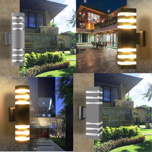 P Lámpara De Pared Led Moderna De Aluminio For Exteriores,
