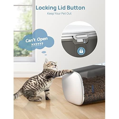 Dispensadores Automáticos De Comida Gatos, Dispensador...