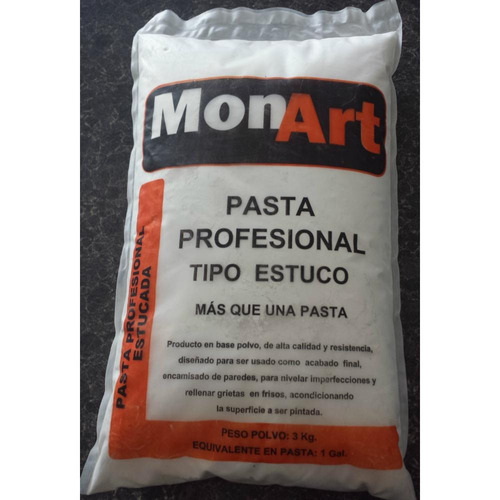 Pasta Profesional Tipo Estuco 3kg Monart Cod:1040010