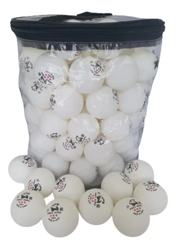 Kit 100 Bolas Tenis Mesa Ping Pong Profissional 3 Estrelas Menor preço em Kit 100 Bolas Tenis Mesa Ping Pong Profissional 3 Estrelas
