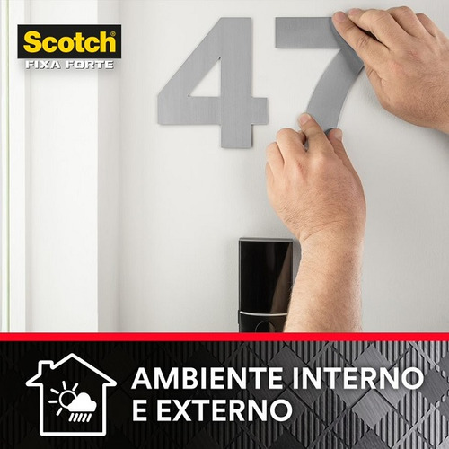 Fita Dupla Face Fixa Forte 3m Scoth 24x2m 5kg Extrema