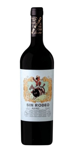 Imagen 1 de 5 de Vino Sin Rodeo Malbec Oferta Tinto Promo