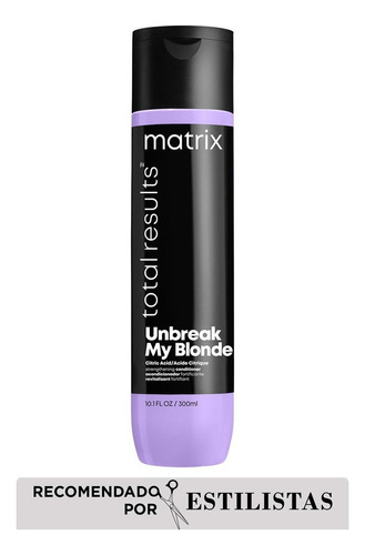 Acondicionador Matrix Unbreak My Blonde  Nutritivo 300 Ml