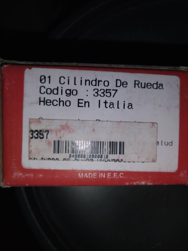 Cilindro De Frenos 3357 Marca Delta Italiano Hyundai Excel 