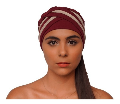 Turbante Cruzado Vinotinto