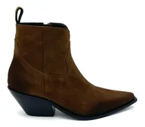 Comprar Botas Mujer Cuero Texanas Dama Caña Baja Taco Botinetas