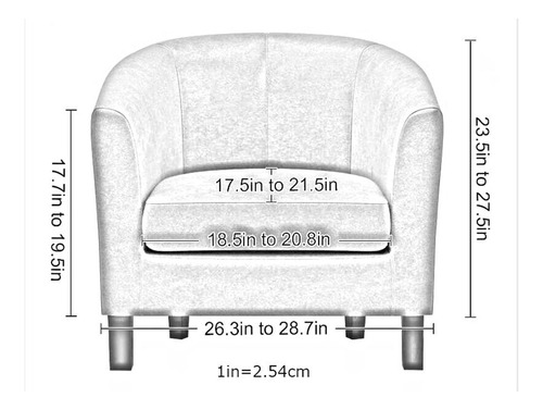 Para 2 Fundas De Sofá De Alta Elasticidad Para Silla