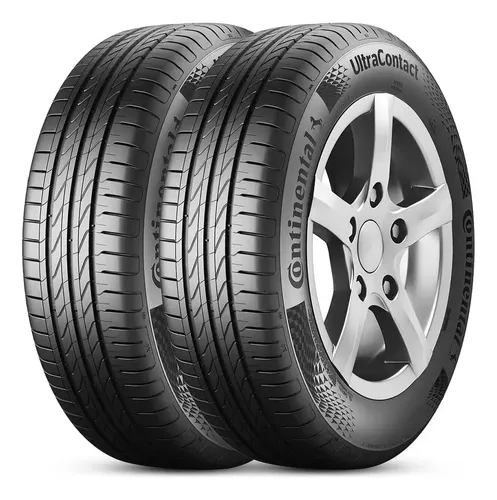 Kit 2 Pneu Aro 15 195/65r15 91h Ultracontact Continental H
