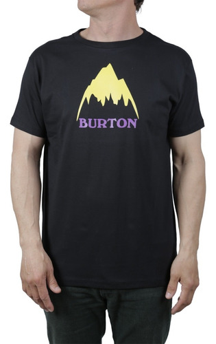 Remera Manga Corta Burton Mountain Logo Pop