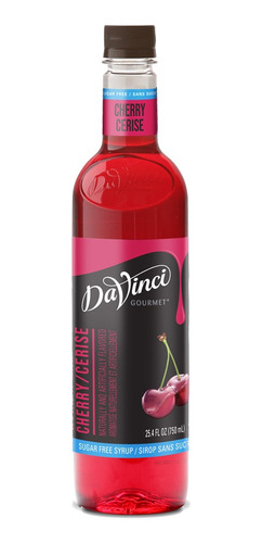 Davinci Gourmet Cherry Syrup Sugar Free 750 Ml