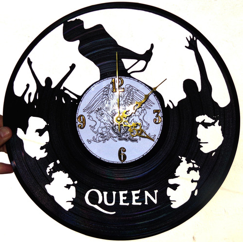 Reloj En Disco De Vinilo Lp / Queen, Freddie Mercury, Rock