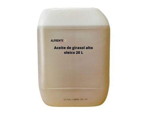 Aceite Girasol Refinado Alto Oleico 20 Litros