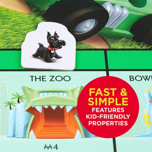 Juego De Mesa Junior De Hasbro Monopoly, Edad De 5 Años Y Má