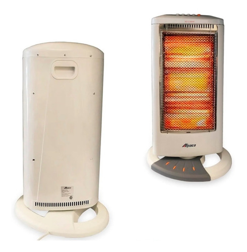 Estufa Halogena Alpaca 1600w Hh-11 4 Velasa Corte Automatico