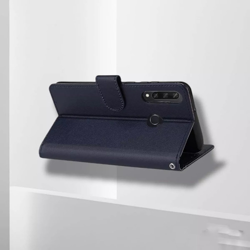 Funda Cartera Tarjetero Piel Para Moto G9 Play + Cristal 21d