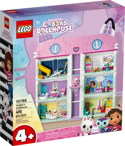 Lego Gabbys Dollhouse - La Casa De Gabby - 498 Pcs - 10788 