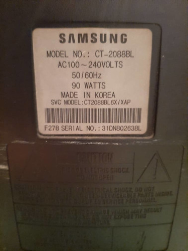 Imagen 3 de 3 de Tv Samsung 21