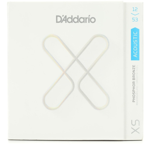 Set Cuerdas D'addario Xs Phosphor Bronze 12-53 P/ Acústica