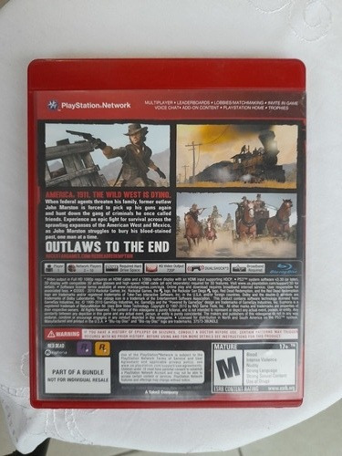 Red Dead Redemption Ps3 Mídia Física (Usado)