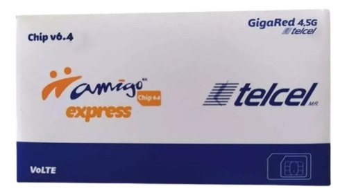 Sim Telcel Chips Lada 271 Córdoba Veracruz 1 Pza Envió Grati