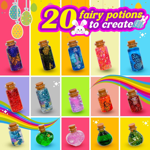 Kit De Pociones De Hadas Mezcla Mágica Con 20 Botellas