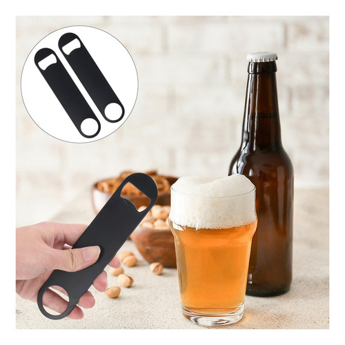 Abridor De Botella Plana Qbxmy7, Acero Inoxidable, Abridor
