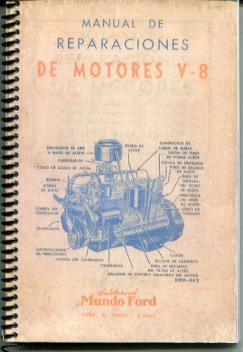 Manual Reparaciones Motor Ford V8 85 Hp 1937 1938 1939 1940