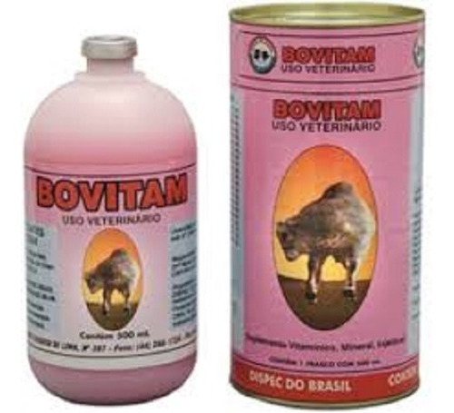 Bovitam (12 Unid.) Modificador Vitaminico 500 Ml Injetavel