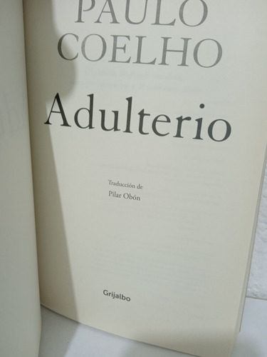 Adulterio Paulo Coelho (Usado)