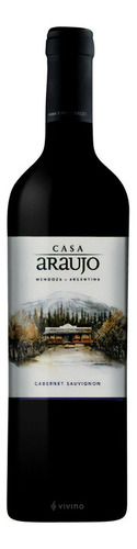 Vino Tinto Casa Araujo Cabernet Sauvignon 750ml Pack X6