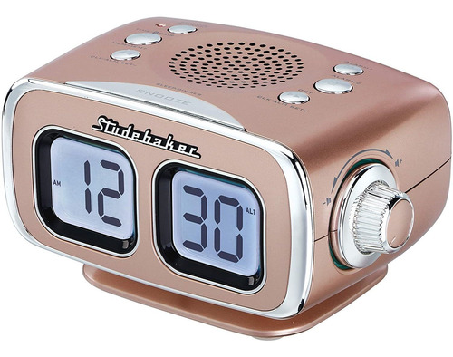 Pantalla Grande Lcd Am/fm Reloj Retro Radio Usb Bluetooth Au