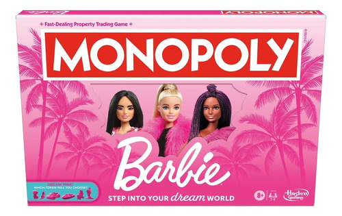 Monopoly Edicion Barbie Juego De Mesa Hasbro Monopolio