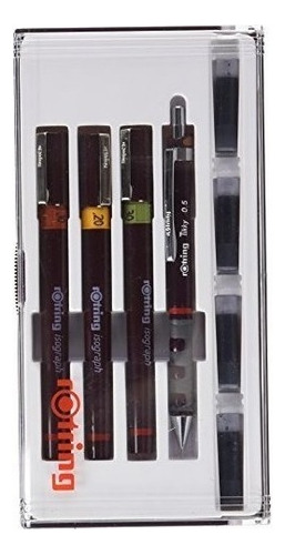  Kit Dibujo Tecnico 3 Piezas Set Junior Isografico Rotring