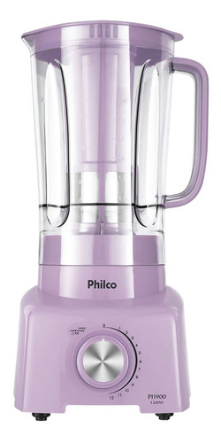Liquidificador Philco PH900 3 L violeta com jarra de acrílico 220V