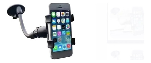 Soporte Carro Universal Mordaza, Clip Celular Con Chupa