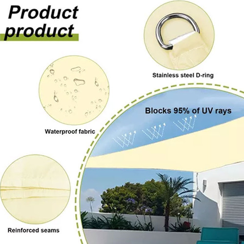 Para Para Lona Sombrite Areia Impermeável Shade De 3x5 M