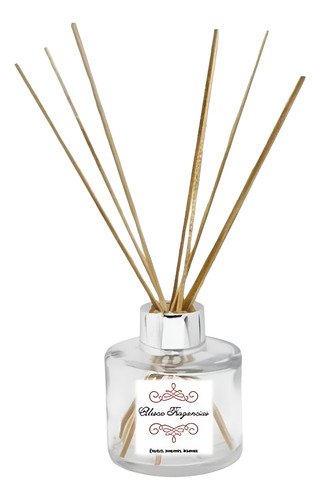 10 Souvenirs Difusor Aromático Vidrio De 110cc Personalizado