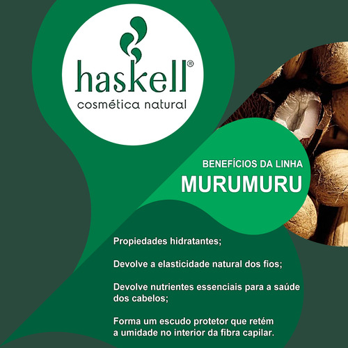 Shampoo Haskell Murumuru 500ml