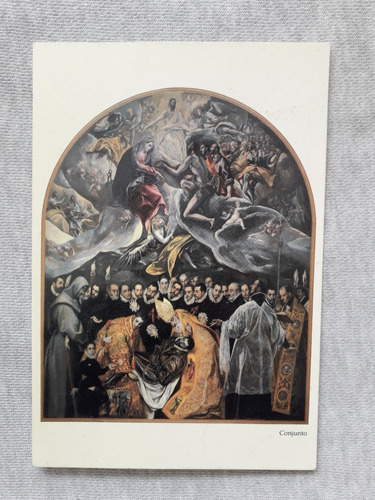 Postal Cuadro El Greco El Entierro Del Señor De Orgaz Toledo