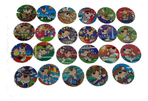 Lote De 23 Arma Tazos Chester Pepsico Snacks De Coleccion