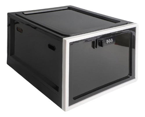 Caja Con Cerradura Cubo De Almacenamiento De Plástico Con