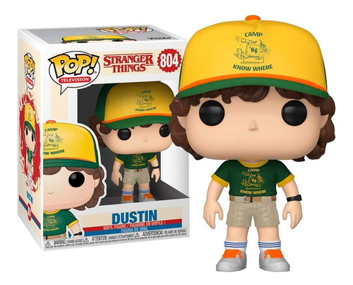 Boneco Funko Pop Tv Dustin 804 - Stranger Things Original