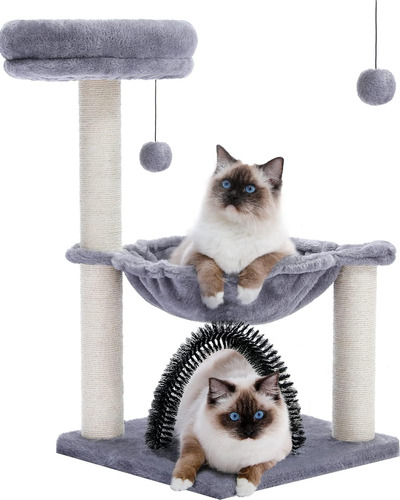 Tree Poste Rascador Para Gatos De 28 Pulgadas Con Cama Hamac