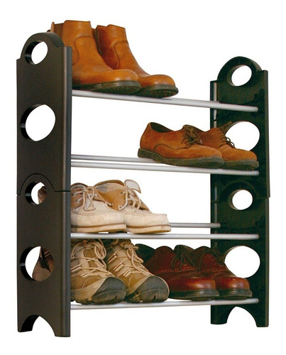 Organizador De Zapatos, 4 Estantes, Zapatero Botinero