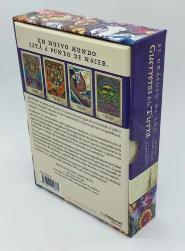 Cartas De Oráculo Earth Warriors Con Bolsa De Terciopelo – Adivinación Y Autoconocimiento En Inglés