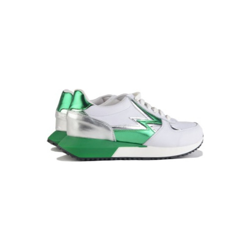 Imagen 3 de 9 de Zapatillas Urbanas Cordones Mujer Cuero - Zeus - Ferraro