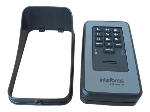 Painel Externo Porteiro Eletrônico Xpe 1013 Fit Intelbras Cinza-preto