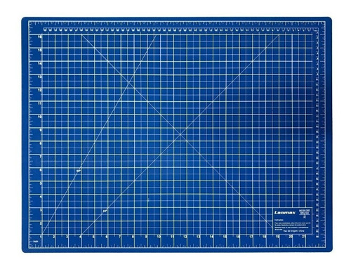 Base Para Corte De Mesa A2 Dupla Face Patchwork Artesanato Cor Azul