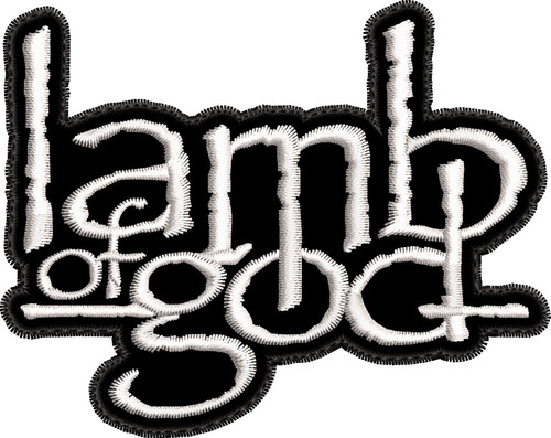 Parche Bordado Lamb Of God Metalero Heavy