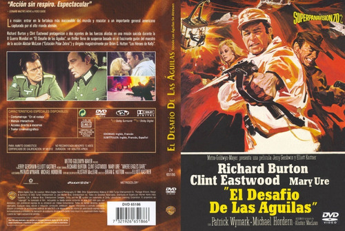 Donde Las Águilas Se Atreven - Clint Estwood - Dvd